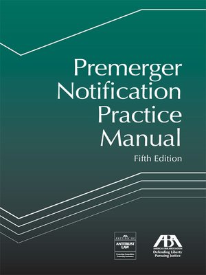 cover image of Premerger Notification Practice Manual